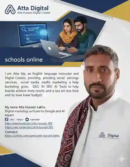Parents checking school website on laptop،Pakistani parents searching for smart schools online, Atta Hussain Digital Creator, Atta Digital