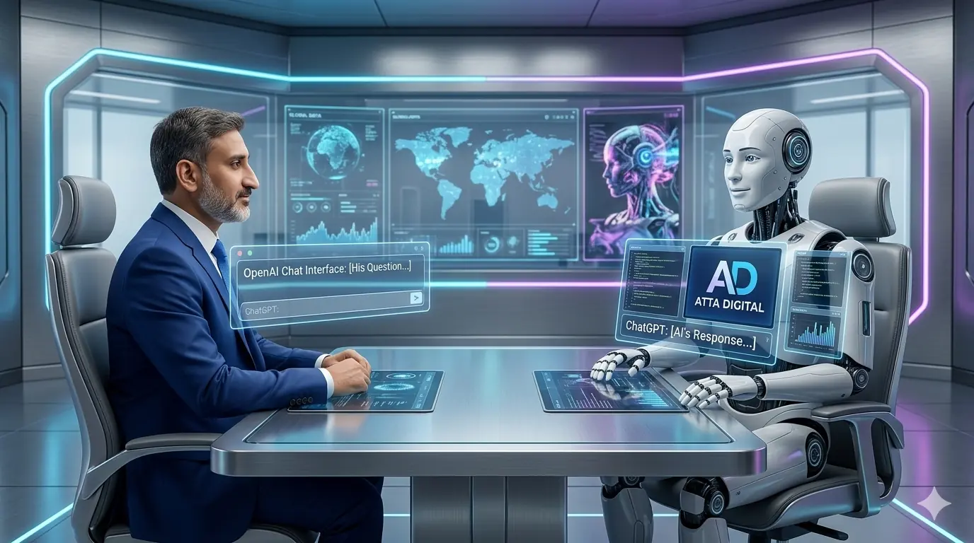 Talk to Atta Digital AI Chatbot for Urdu and English Support