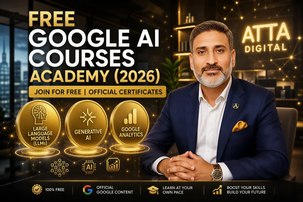Free Google Courses with atta digital